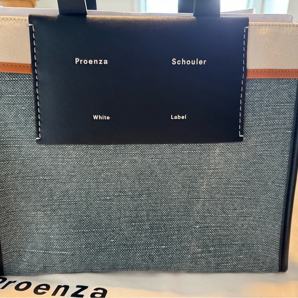 Proenza Schouler Morris White Label Canvas Tote - Picture 1 of 10